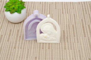 SILICONE MOLD MOTHER W/BABY 6.5X9X0.8CM MLD165