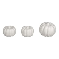 Styrofoam pumpkins , 1pc 7x6cm, 2pcs 5.5x4cm, bag 3 RAYHER