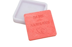 SILICONE MOULD LOVE DAY 6X6X0.8CM  MLD220