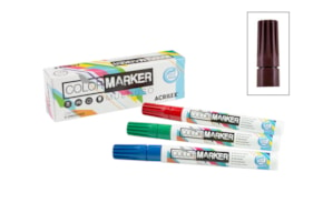 COLOR MARKER WATER BASED BROWN 83010531 ACRILEX