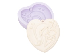 SILICONE MOULD HEART 7X8X1CM MLD248
