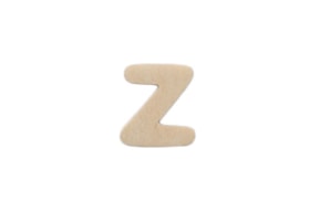 LETRA Z 2CM MADEIRA