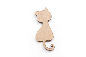 SET 12 GATOS 8x3.3x0.3CM MDF