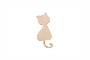 SET 12 CATS 8x3.3x0.3CM MDF