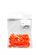 SET 20 BOTOES PRESSAO 1.24CM LARANJA