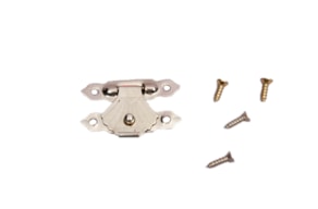 SET 6 CHROME CLASP 3X2CM
