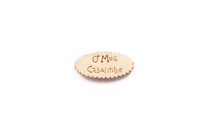 SET 12 PLACAS  O MEU CABELINHO 4.6x2.1x0.3CM