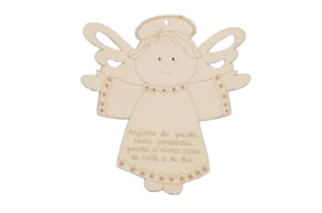 SET 2 ANJOS DA GUARDA 15x16x0.3CM CHOPO