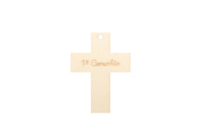 SET 12 CRUZES 6x4.5x0.3CM "1ª COMUNHAO" CHOPO