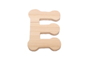 SET 10 LETRAS E 5.7X7X0.6CM CHOPO
