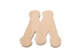 SET 10 LETRAS M 6.5X7X0.6CM CHOPO
