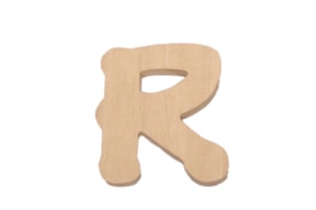 SET 10 LETRAS R 6.6X7X0.6CM CHOPO
