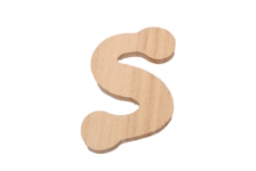 SET 10 LETRAS S 5.5X7X0.6CM CHOPO