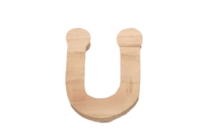 SET 10 LETRAS U 5.7X7X0.6CM CHOPO