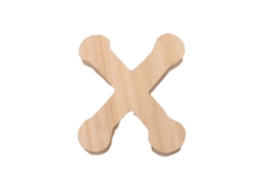 SET 10 LETRAS X 6.2X7X0.6CM CHOPO