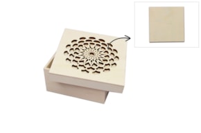 CAJA RECORTADA 16X16X8CM C/PLACA