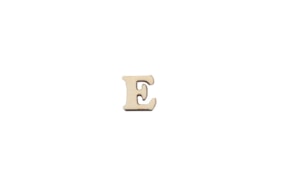 SET 12 LETRAS  E 1.7x1.5x0.4CM CHOPO
