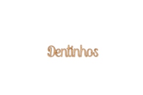 SET 12 WORDS DENTINHOS 4.7X1.2X0.3CM  MDF