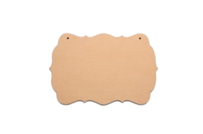 SET 2 BOARDS W/HOLE 30X20X0.3CM MDF