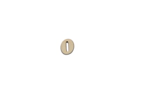 SET 12 NUMEROS  0  1.3X1.5X0.4CM CHOUPO