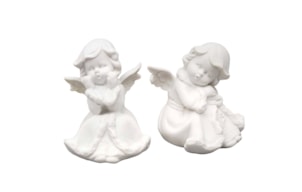 SET 2 ANJOS SENT. 12CM