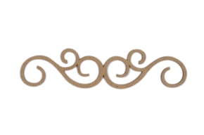 SET 4 CORNERS 18.5X4.6X0.3CM MDF