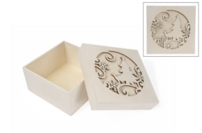 CAJA C/ÁRBOL+PLACA 16X16X8CM