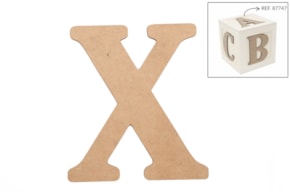 SET 6 LETRAS X 13.7X0.3CM DM