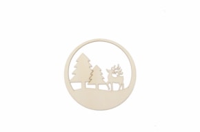 SET 12 BOLAS C/ÁRBOL 9X9X0.2CM CHOPO