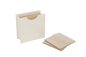 SET 6 BASES P/VASO 11x11x4.5CM
