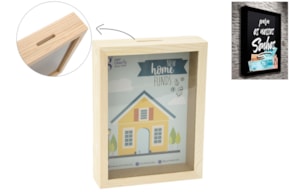 CUADRO HUCHA 15x19.8x4CM C/CRISTAL