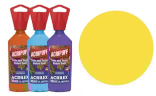PINTURA TEJIDO 35ML ACRIPUFF AMARILLO LIMAO 04812504 ACRILEX