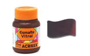 ESMALTE VITRAL 37ML MARROM 08340541 ACRILEX