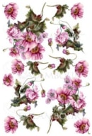 RICE PAPER 35X50CM FLORAL 2390-778