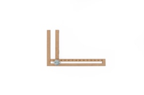 SET 2 REGUAS P/CABELO DE BONECAS 16X10X0.3CM MDF