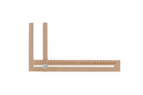 SET 2 REGLAS P/CABELLO 33.5X17X0.3CM MDF