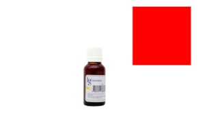 CORANTE HIDROSSOLÚVEL 20ML VERMELHO, GRAU COSMÉTICO