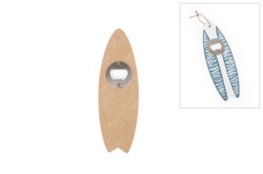 SET 6 TABLAS DE SURF ABRE CARICAS 20X6.5X0.5CM MDF