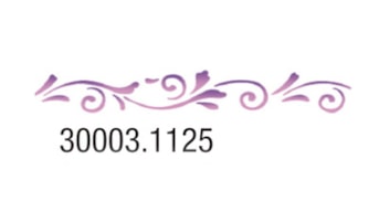 STENCIL 30X8CM ARABESCO 2   300031125 ACRILEX