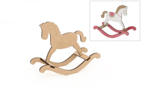 SET 2 KIT CABALLO BALANCÍN 20X9X17X0.5CM DM