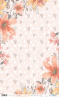 RICE PAPER 54X33CM GIRL FLOWERS PFY-1870