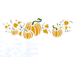STENCIL 33X14CM CALABAZAS 300001171 ACRILEX