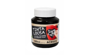 TINTA ARDOSIA PRETO 100ML 01712520   ACRILEX