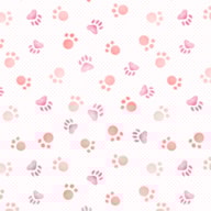 TECIDO 100X150CM ROSA PATAS PUPPY
