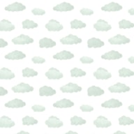TECIDO 100X150CM PIQUE SKY 701 NUVENS VERDE