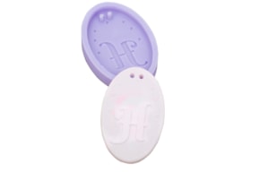 SILICON MOLD W/LETTER H 7.5X5.5X1.2CM MLD043