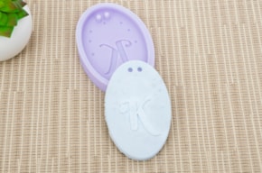 SILICON MOLD W/LETTER K 7.5X5.5X1.2CM MLD046