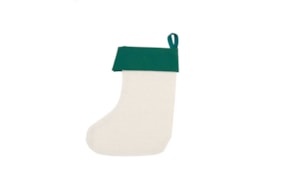 BOTA NATAL PEQ. 15.5 X 21.5CM VERDE  913N