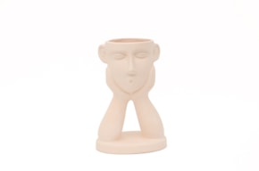 CACHE POT 21.5X33.5CM MAOS NA CARA