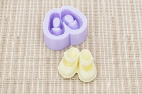SILICONE MOULD 4.5X4CM MLD099 SHOES